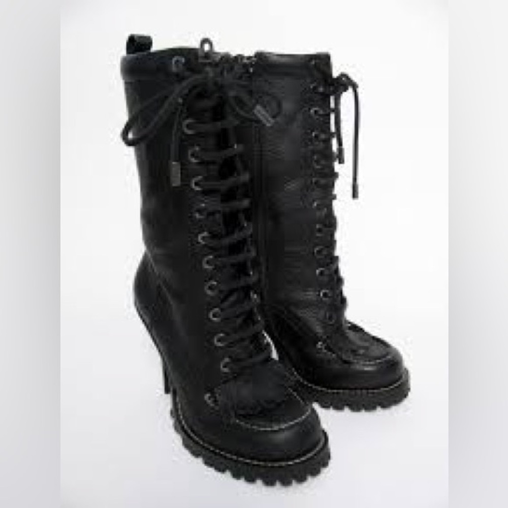 NWT - Tory Burch Black Oxford Boots- Size 6
